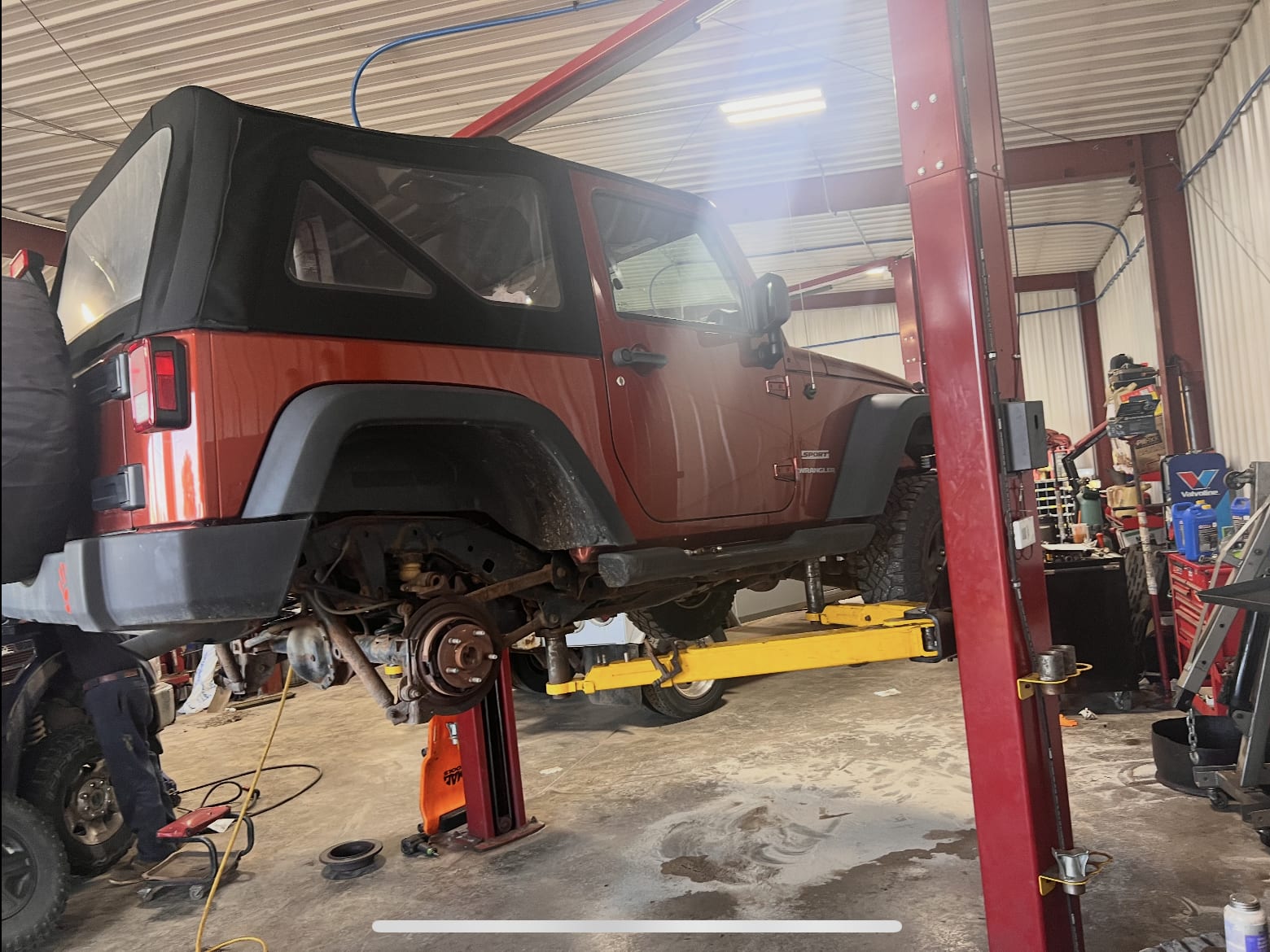 Shop work