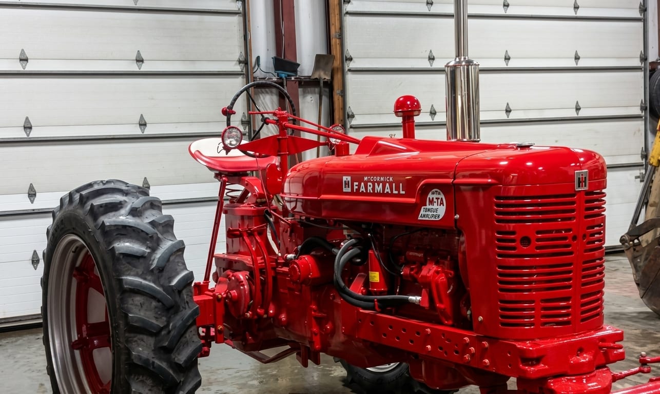 Farmall tractor restoration — finished rebuild